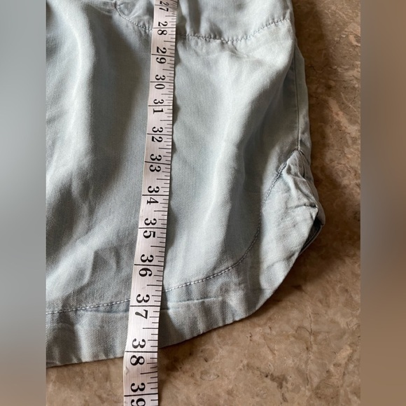 Lolë | Light Blue Denim Jamie Off-Shoulder Blouson Dress NWOT size XS - Picture 13 of 15